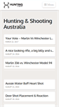 Mobile Screenshot of hunting.com.au